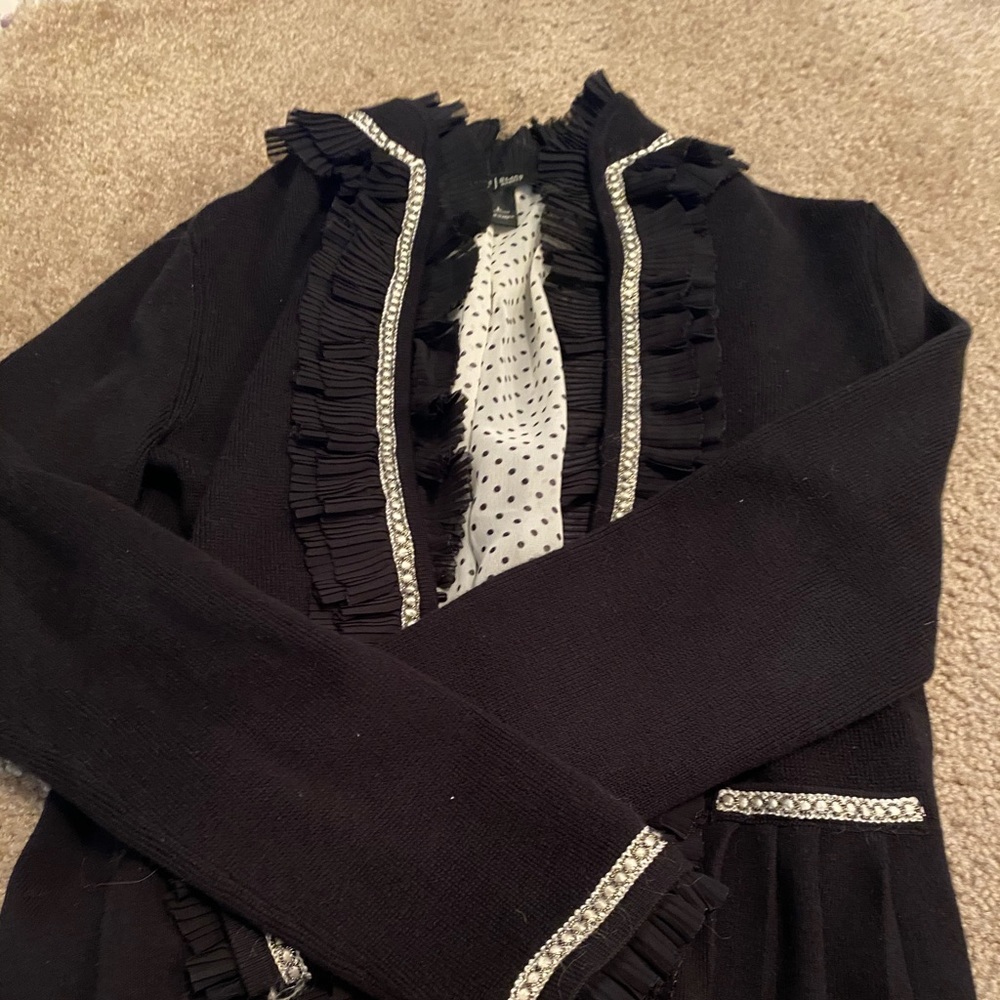 White House Black Market Black Cardigan